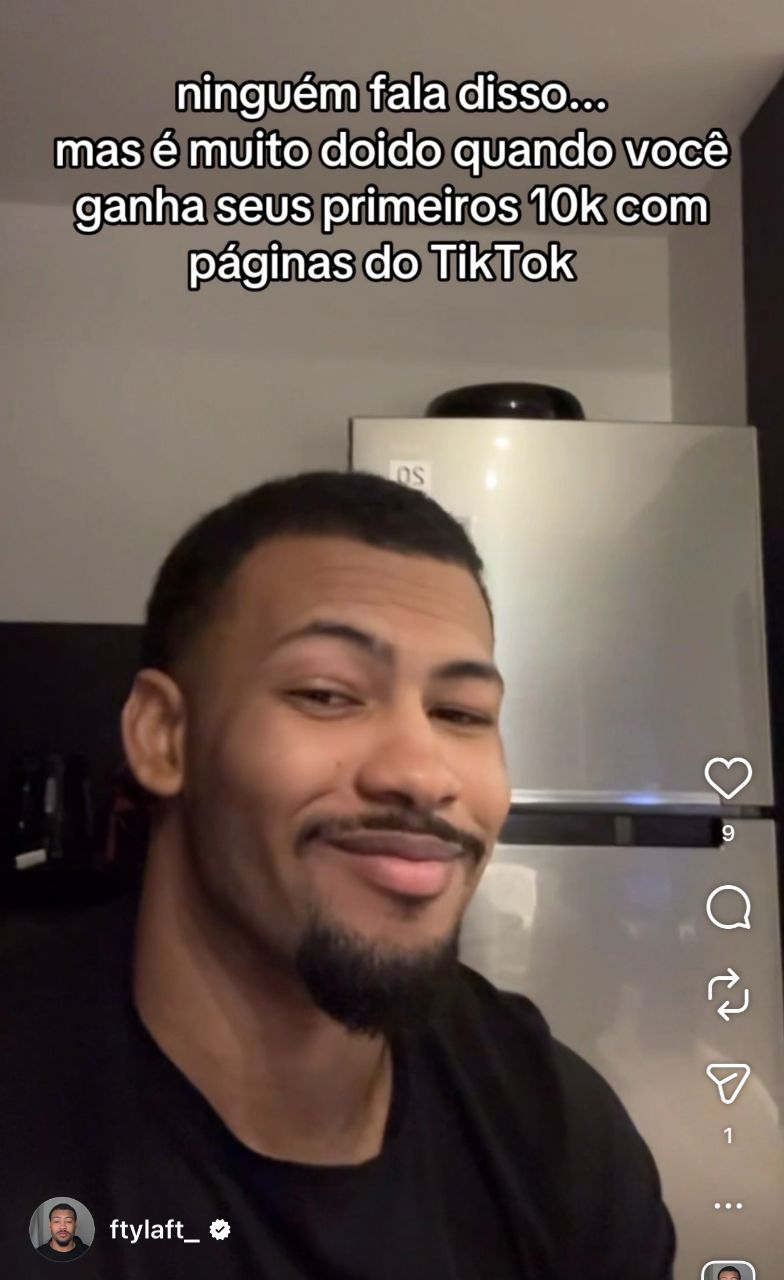 Conta do TikTok comprada por R$60…